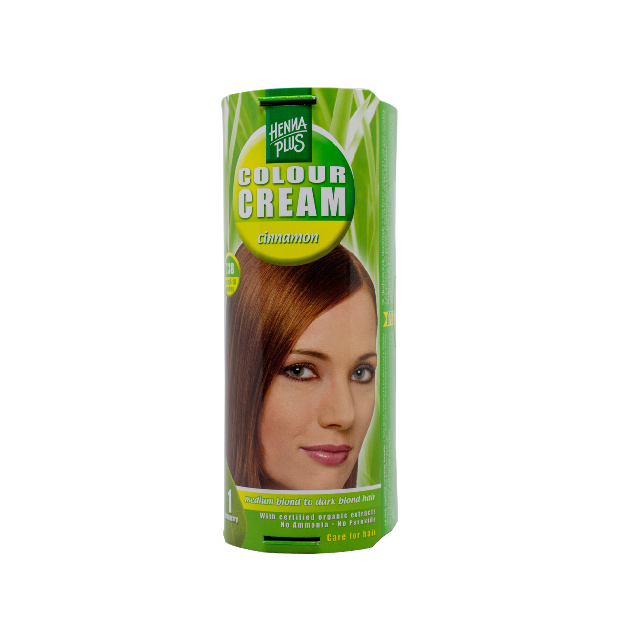 HENNAPLUS dažantis kremas Colour Cream, spalva cinamono 7.38, 60 ml