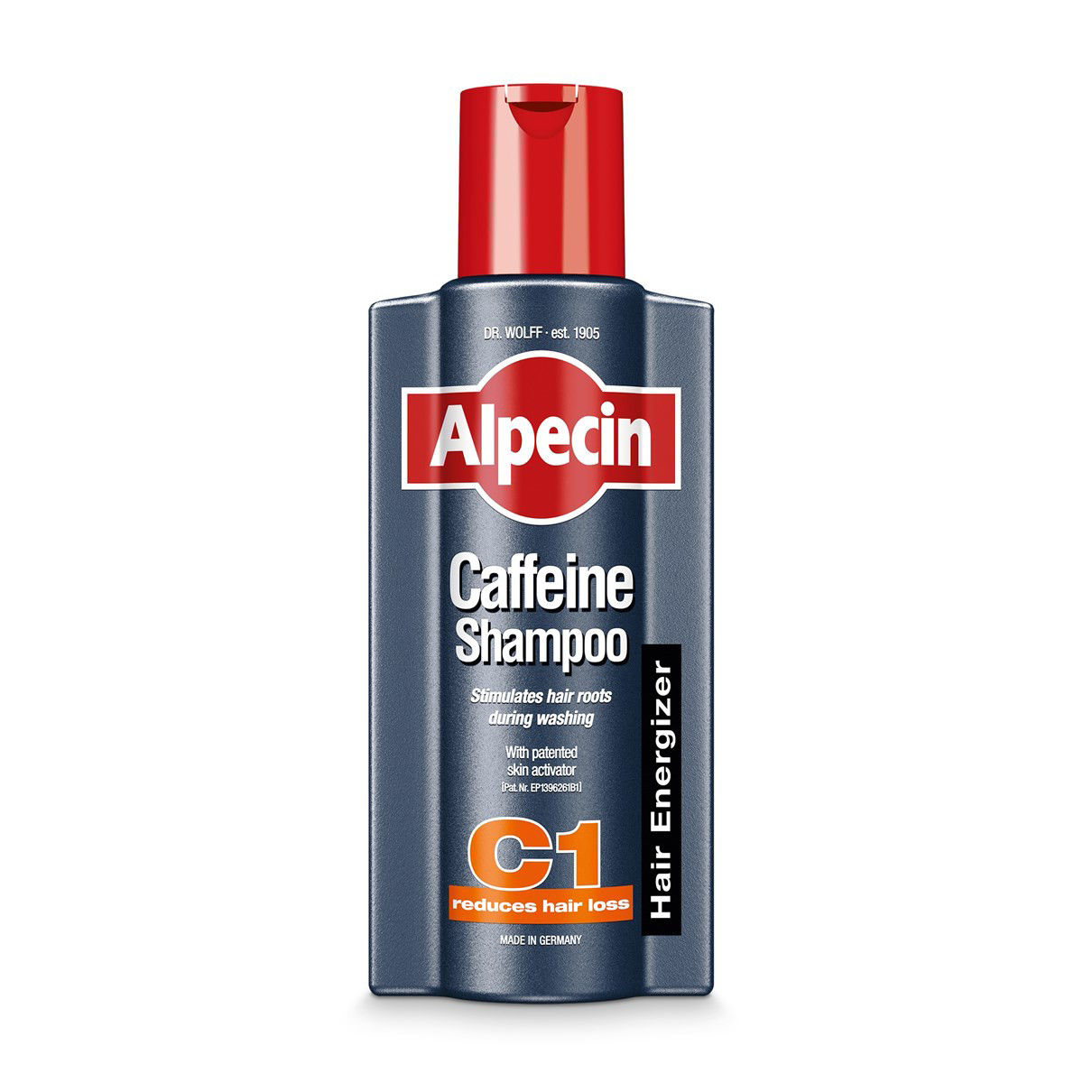 ALPECIN C1, šampūnas su kofeinu nuo plaukų slinkimo, 375 ml