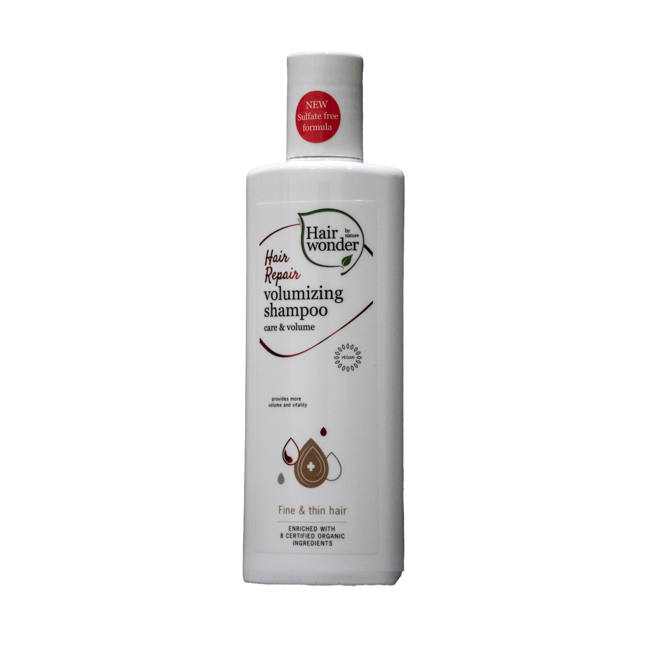 HAIRWONDER Šampūnas plaukų apimčiai Hair Repair Volumizer, 200 ml