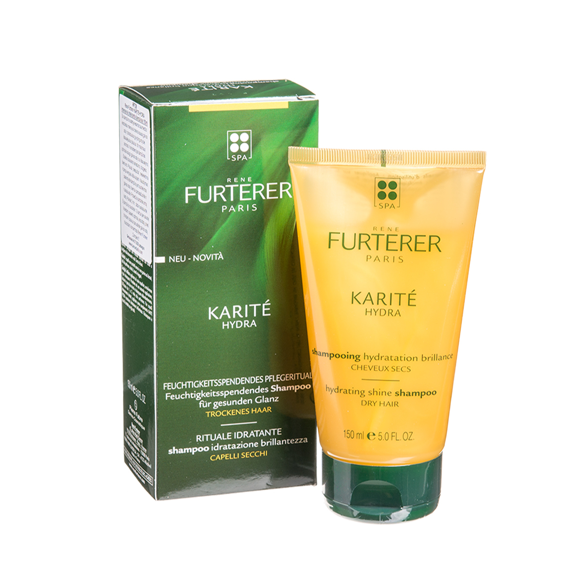RENE FURTERER KARITE HYDRA, intensyviai drėkinantis šampūnas, 150 ml
