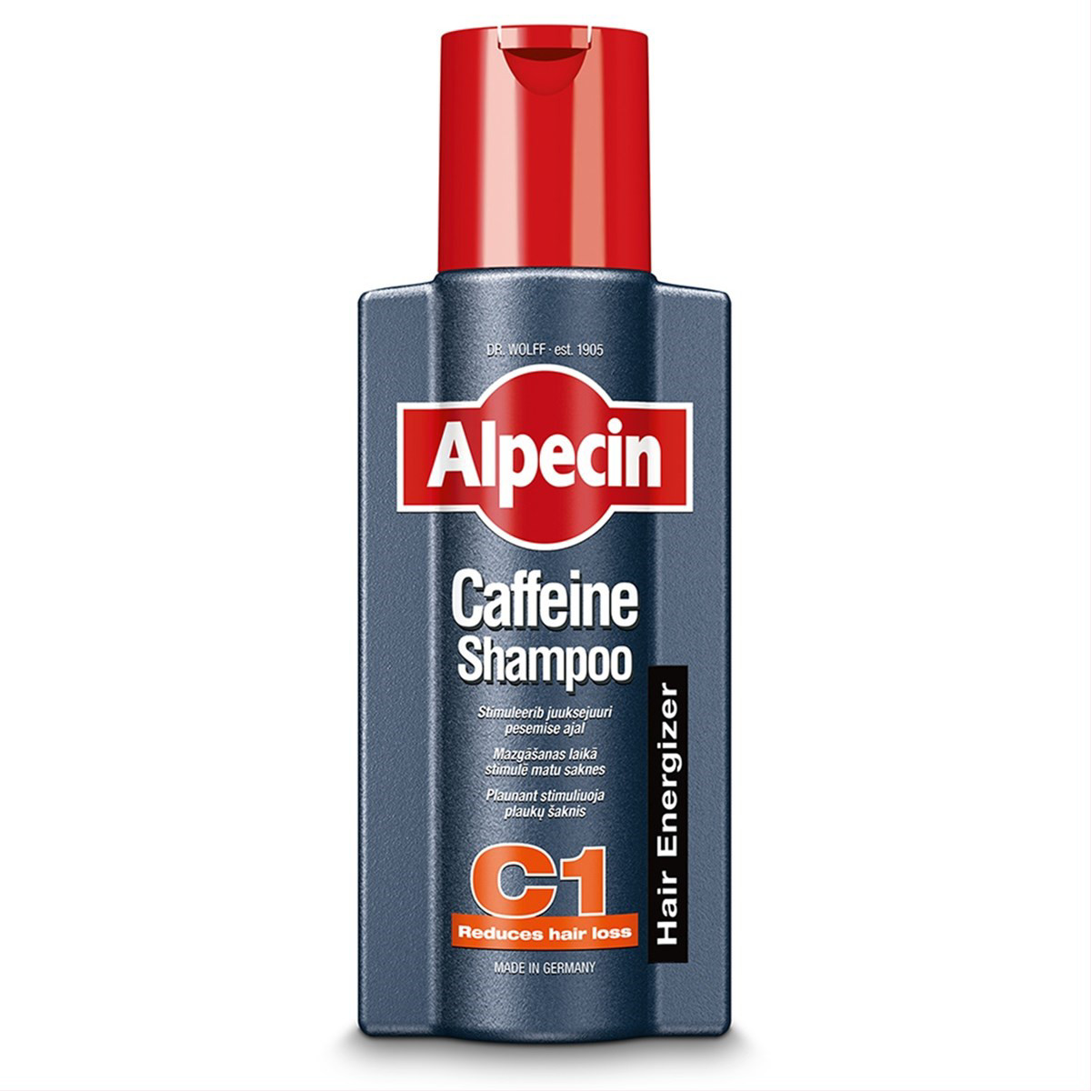 ALPECIN, šampūnas su kofeinu nuo plaukų slinkimo, 250 ml