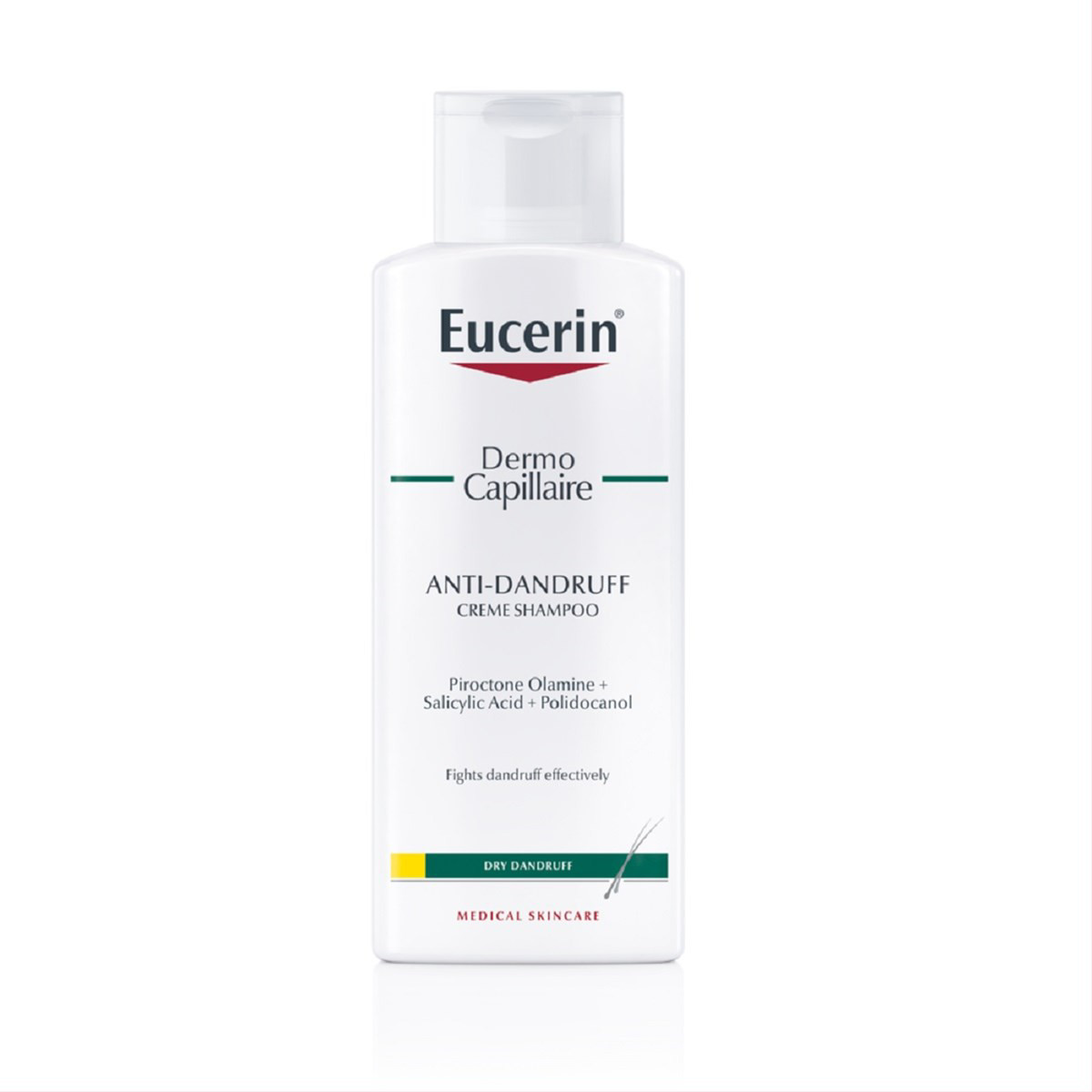 EUCERIN DERMOCAPILLAIRE, šampūnas nuo pleiskanų/sausai galvos odai, 250 ml