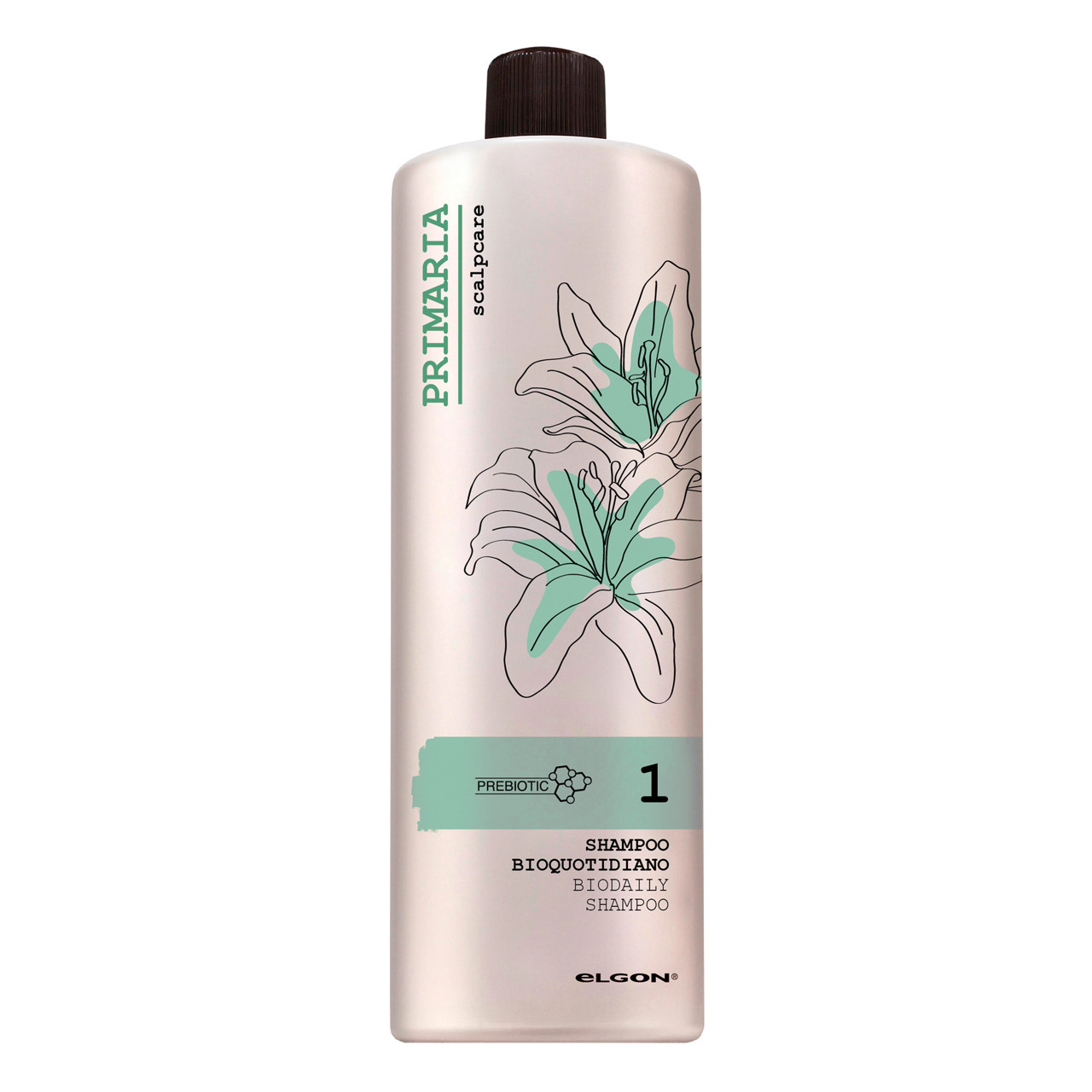 ELGON PRIMARIA BIODAILY SHAMPOO, kasdienis šampūnas plaukams su prebiotikų kompleksu, 1000 ml