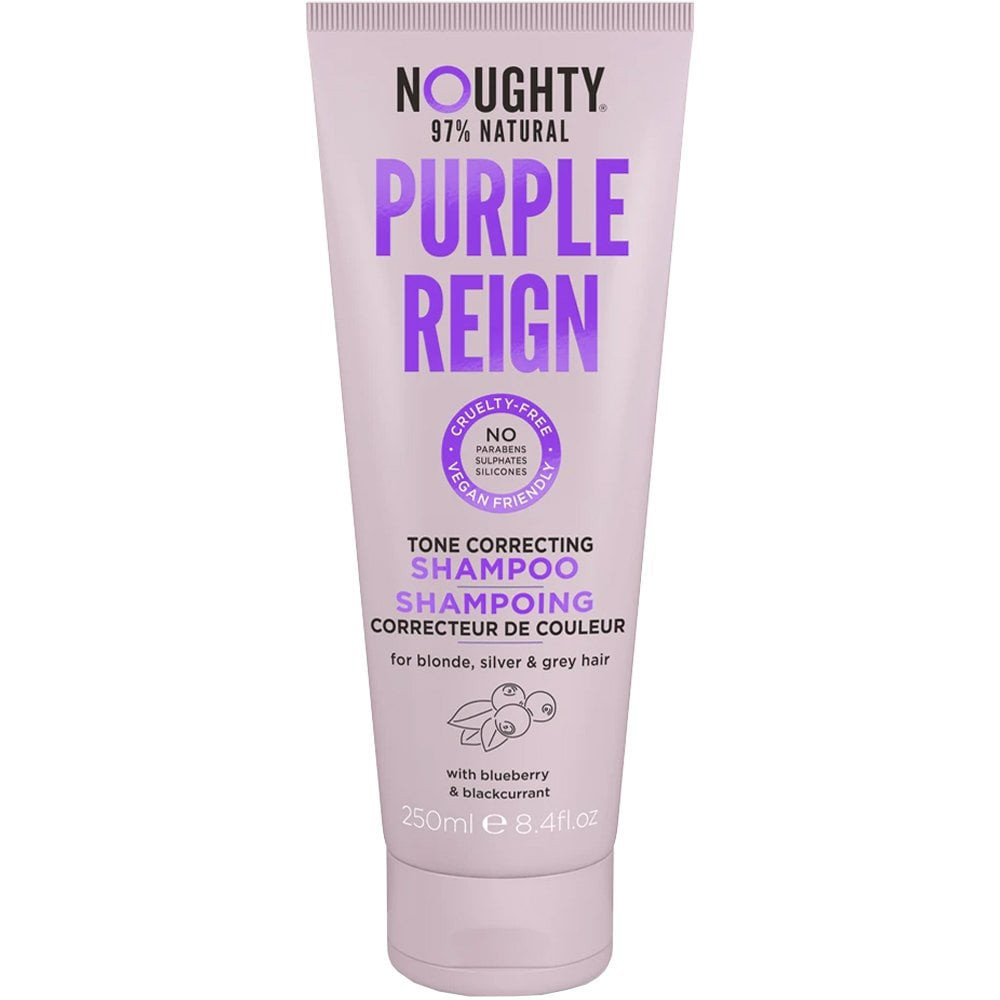 Noughty Purple Reign geltoną plaukų atspalvį koreguojantis šampūnas 250ml