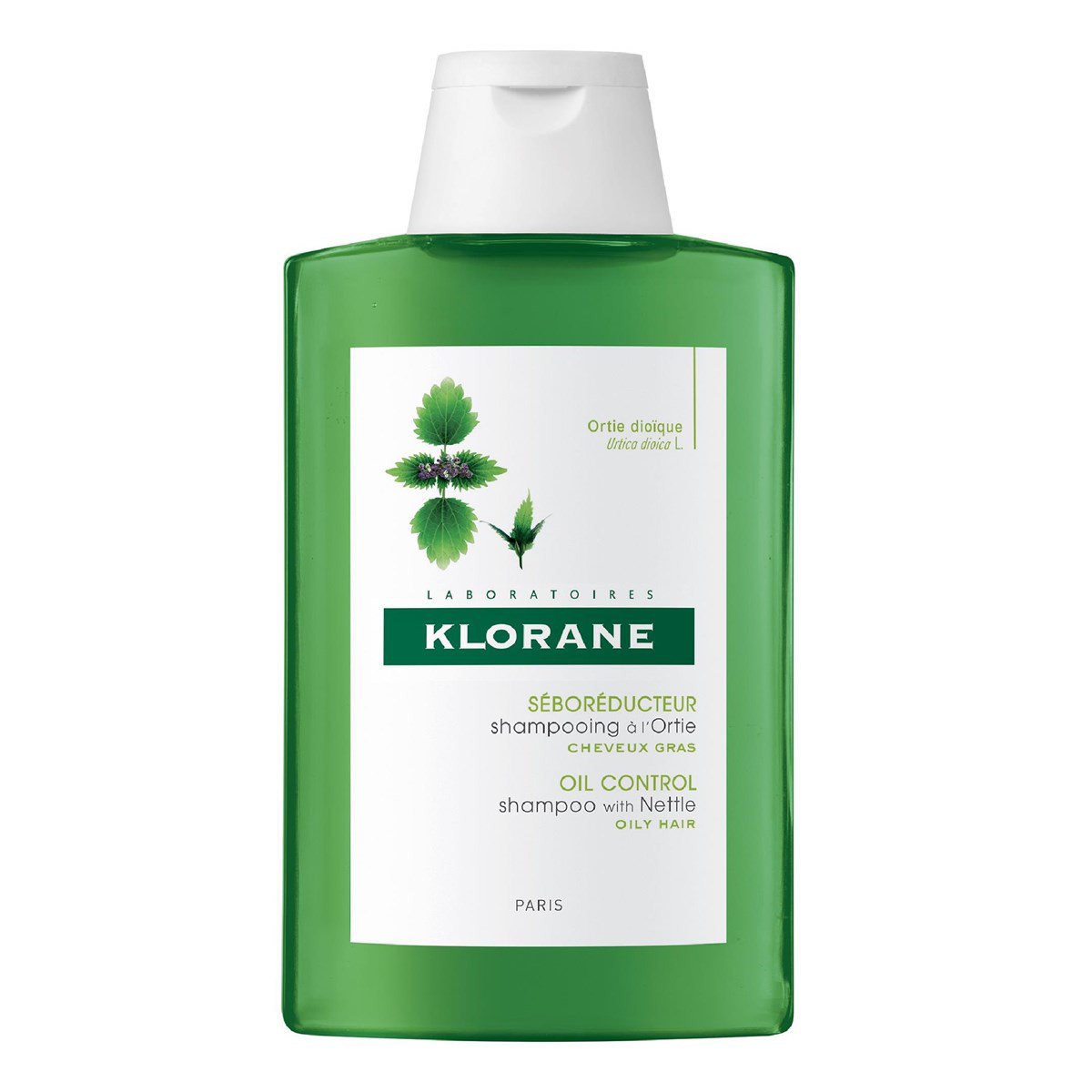 KLORANE DILGĖLIŲ, šampūnas riebiems plaukams, 200 ml