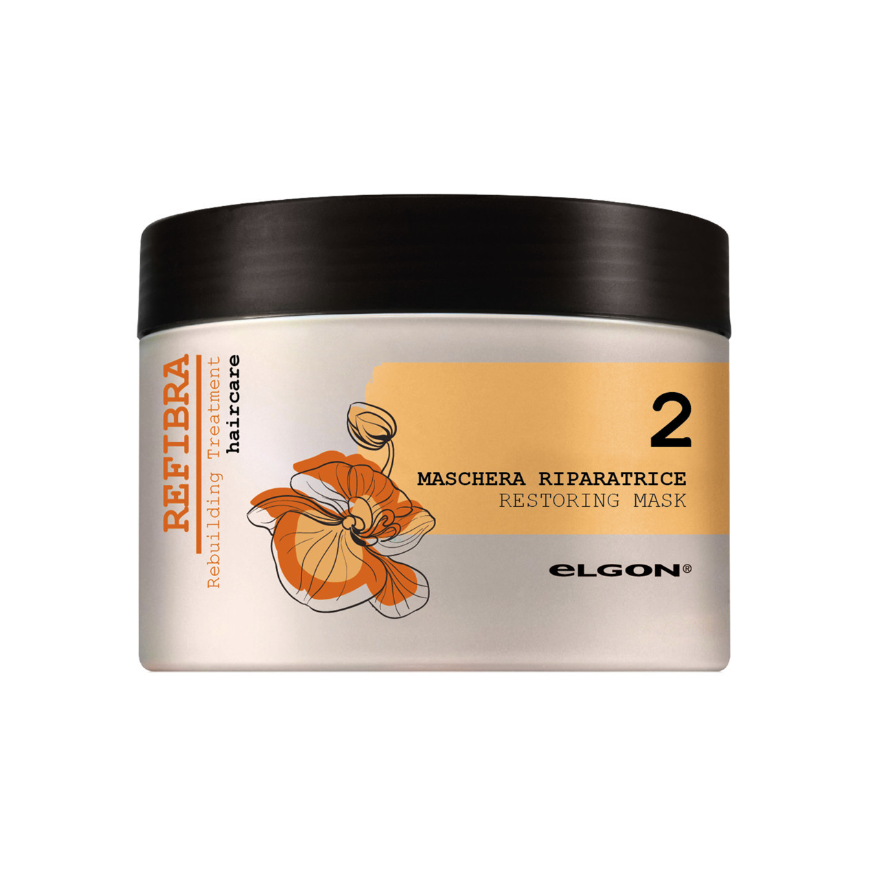 ELGON REFIBRA RESTORING MASK, atkuriamoji kaukė pažeistiems plaukams, 500 ml