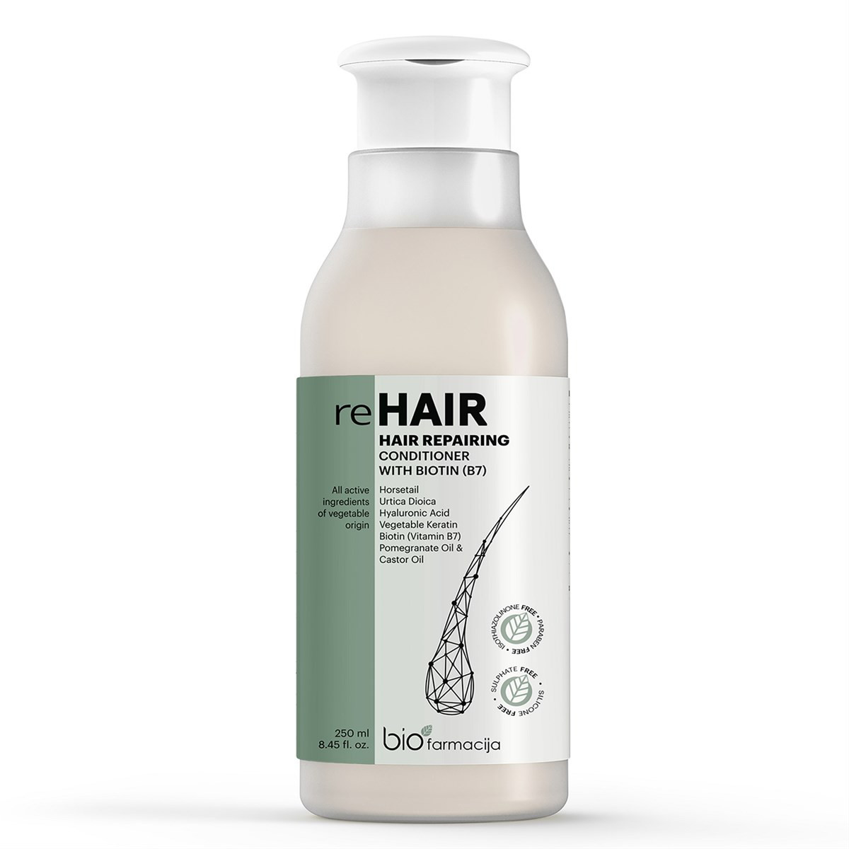 REHAIR, kondicionierius su biotinu, 250ml