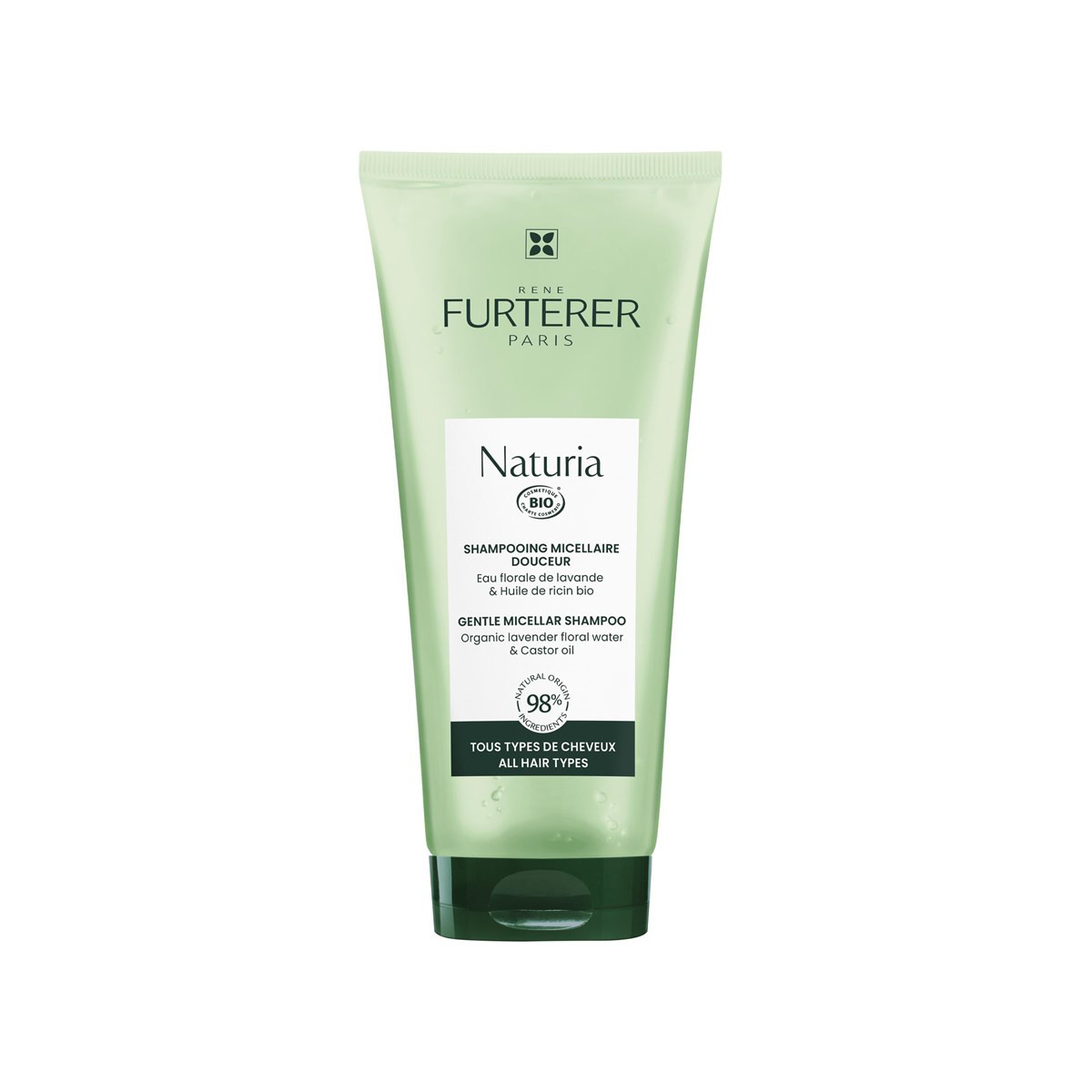 RENE FURTERER NATURIA, švelnus kasdienio naudojimo šampūnas, 200ml