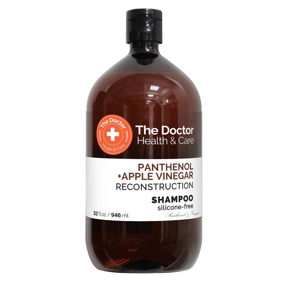 THE DOCTOR, PANTENOLIS+OBUOLIŲ ACTAS, šampūnas, 946ml