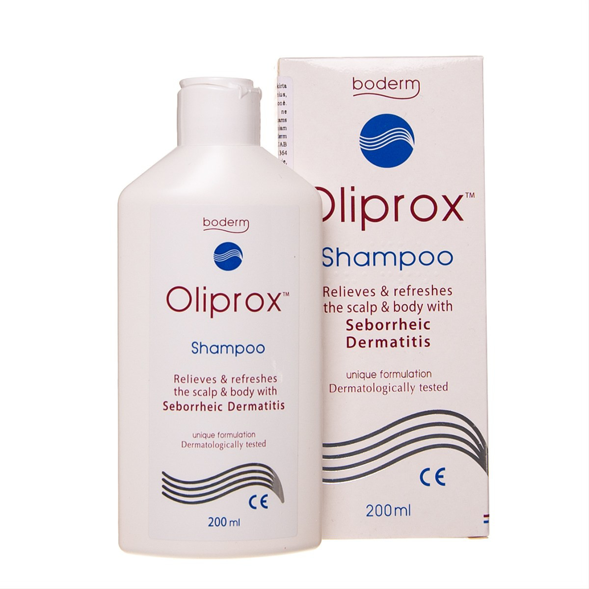 OLIPROX, šampūnas seborėjinio dermatito požymiams lengvinti, 200 ml
