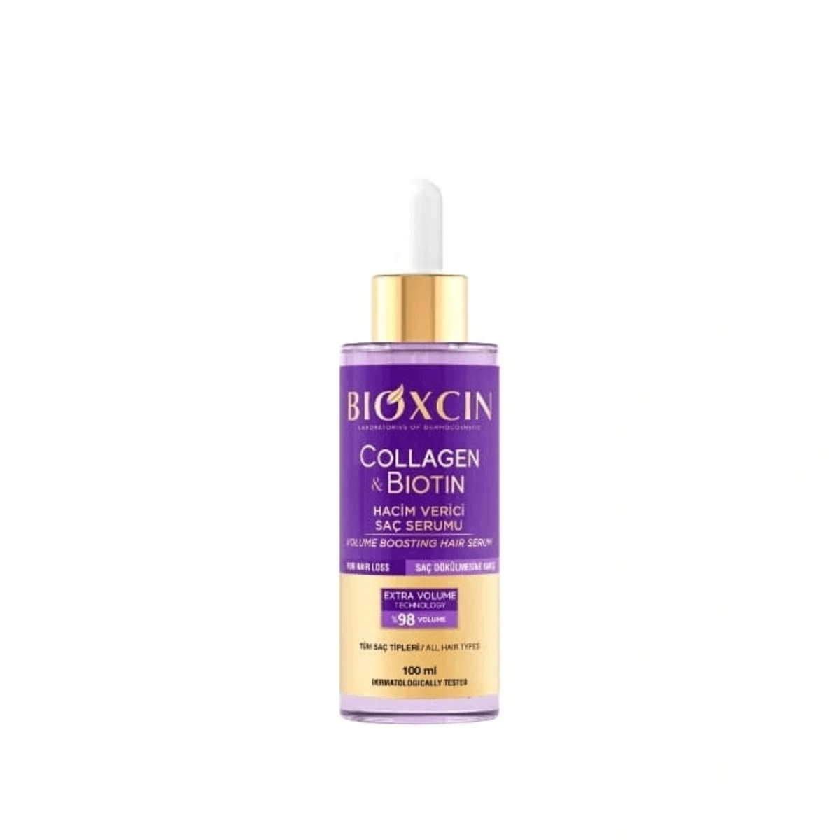 BIOXCIN COLLAGEN & BIOTIN, apimties suteikiantis serumas nuo plaukų slinkimo, 100 ml