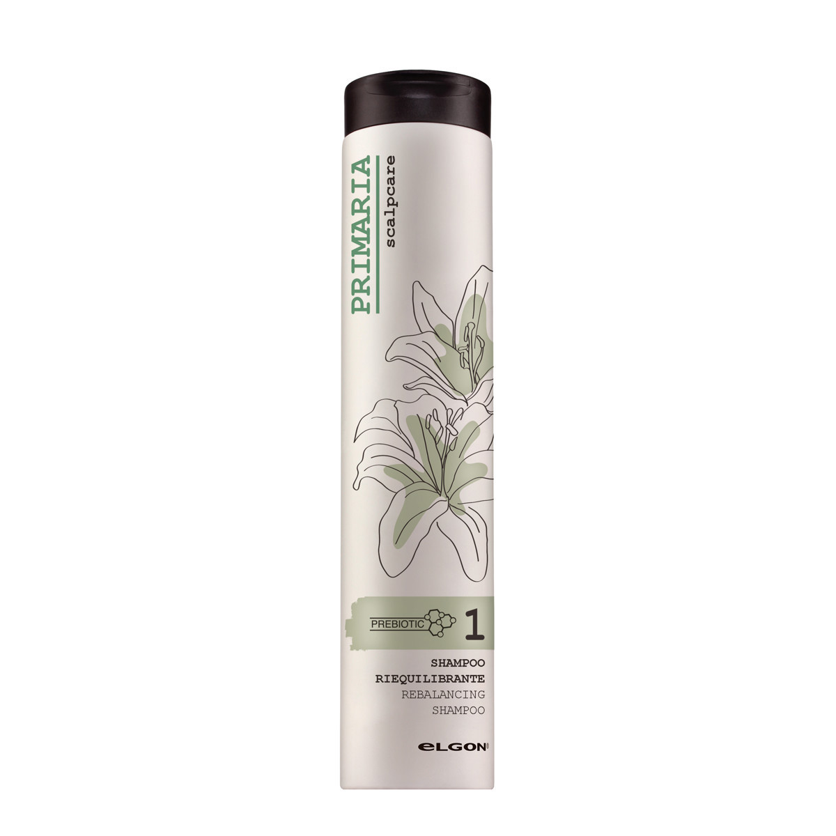 ELGON PRIMARIA REBALANCING CLAY SHAMPOO, šampūnas riebiai galvos odai, 250 ml
