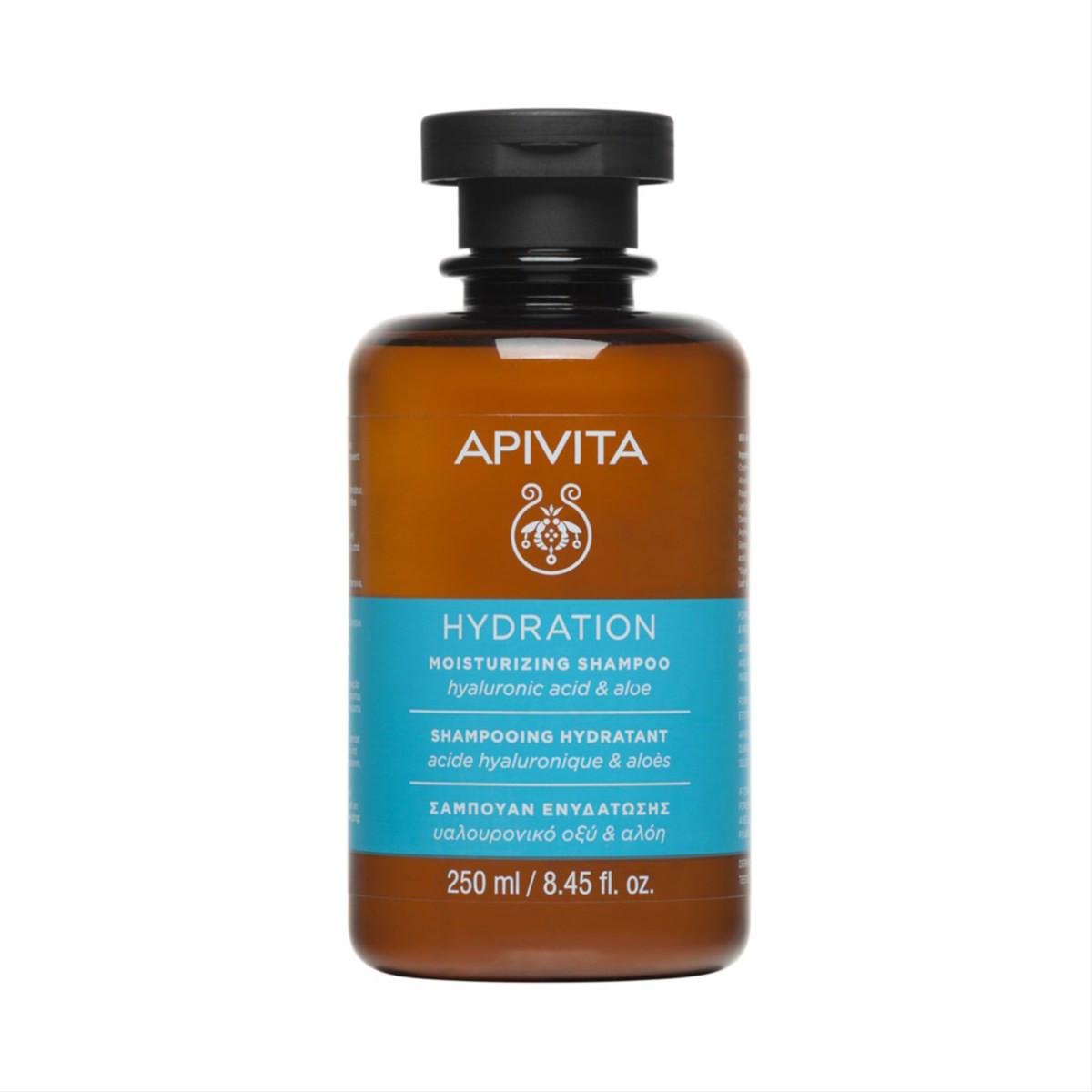 APIVITA, šampūnas, drėkinamasis, 250 ml