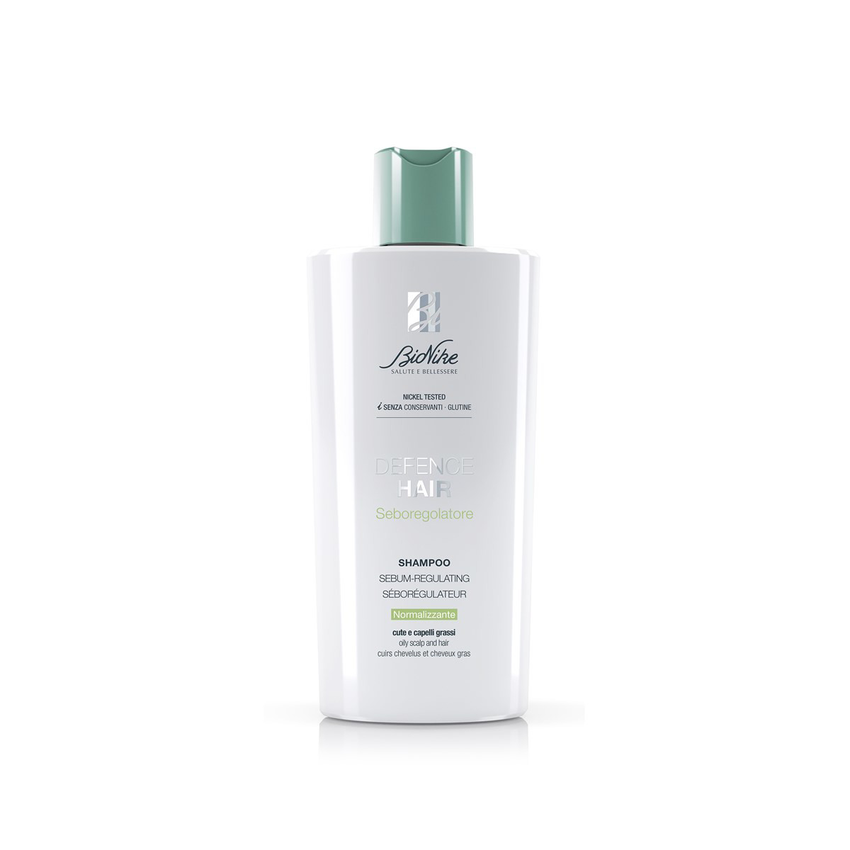 BIONIKE HAIR riebalų išsiskyrimą reguliuojantis šampūnas riebiai odai, 200ml