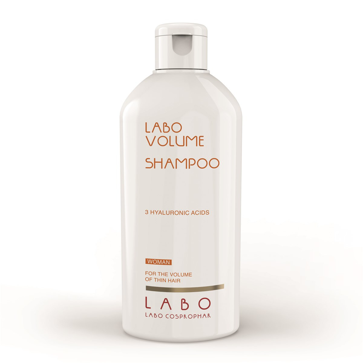 LABO VOLUME, šampūnas suteikiantis apimties su 3 hialurono rūgštimis, moterims, 200 ml