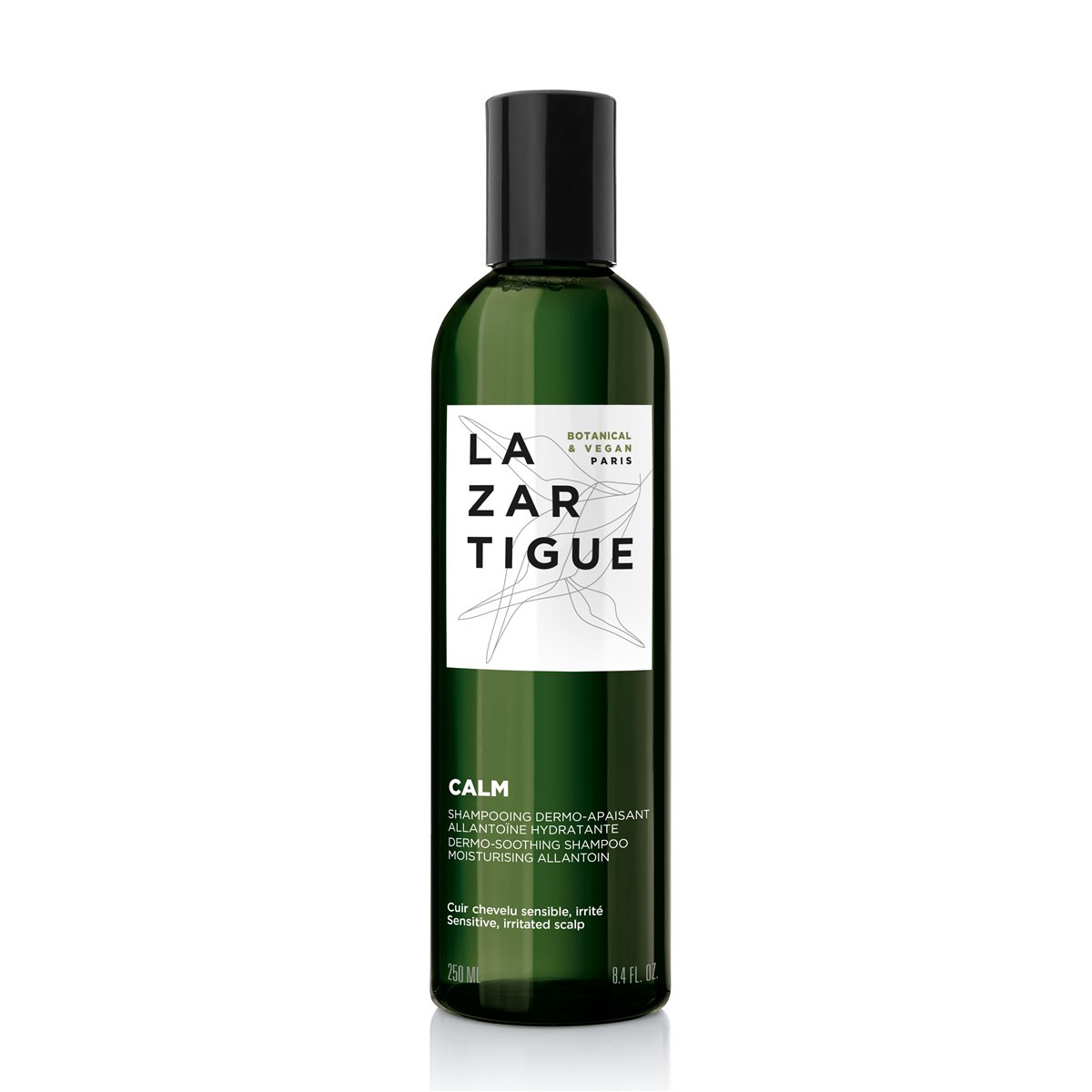 LAZARTIGUE CALM, veganiškas šampūnas jautriai galvos odai, 250 ml