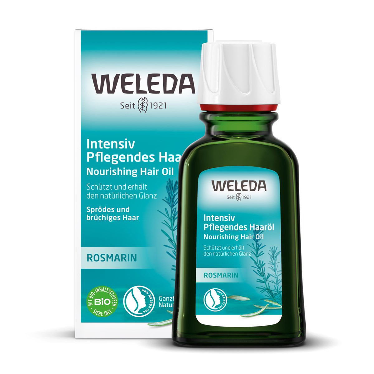 WELEDA, maitinamasis aliejus plaukams su rozmarinais, 50 ml