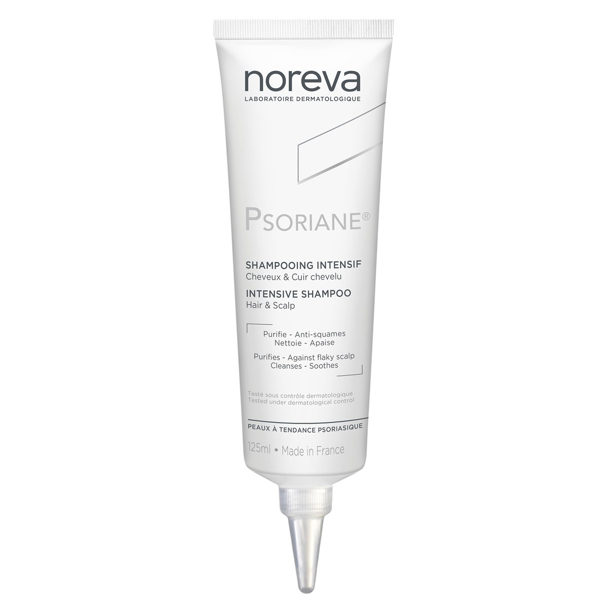 NOREVA PSORIANE, intensyvaus poveikio šampūnas nuo pleiskanų, 125 ml