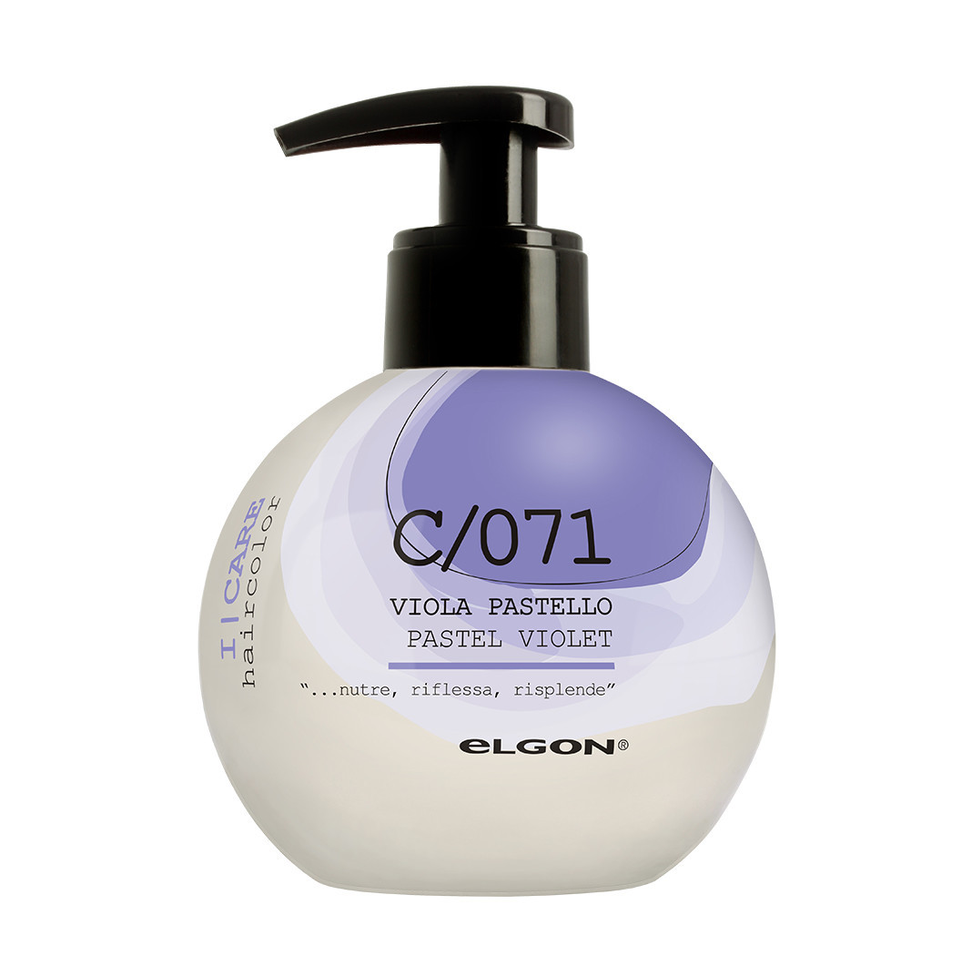 ELGON I CARE, dažantis kondicionierius, C/071 Pastel Violet, pastelinė violetinė spalva, 200 ml