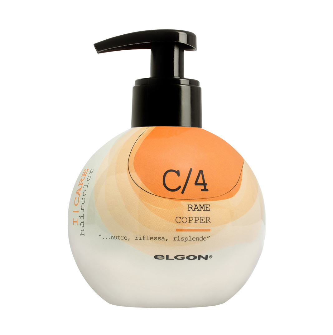 ELGON I CARE, dažantis kondicionierius, C/4 Copper, vario spalva, 200 ml
