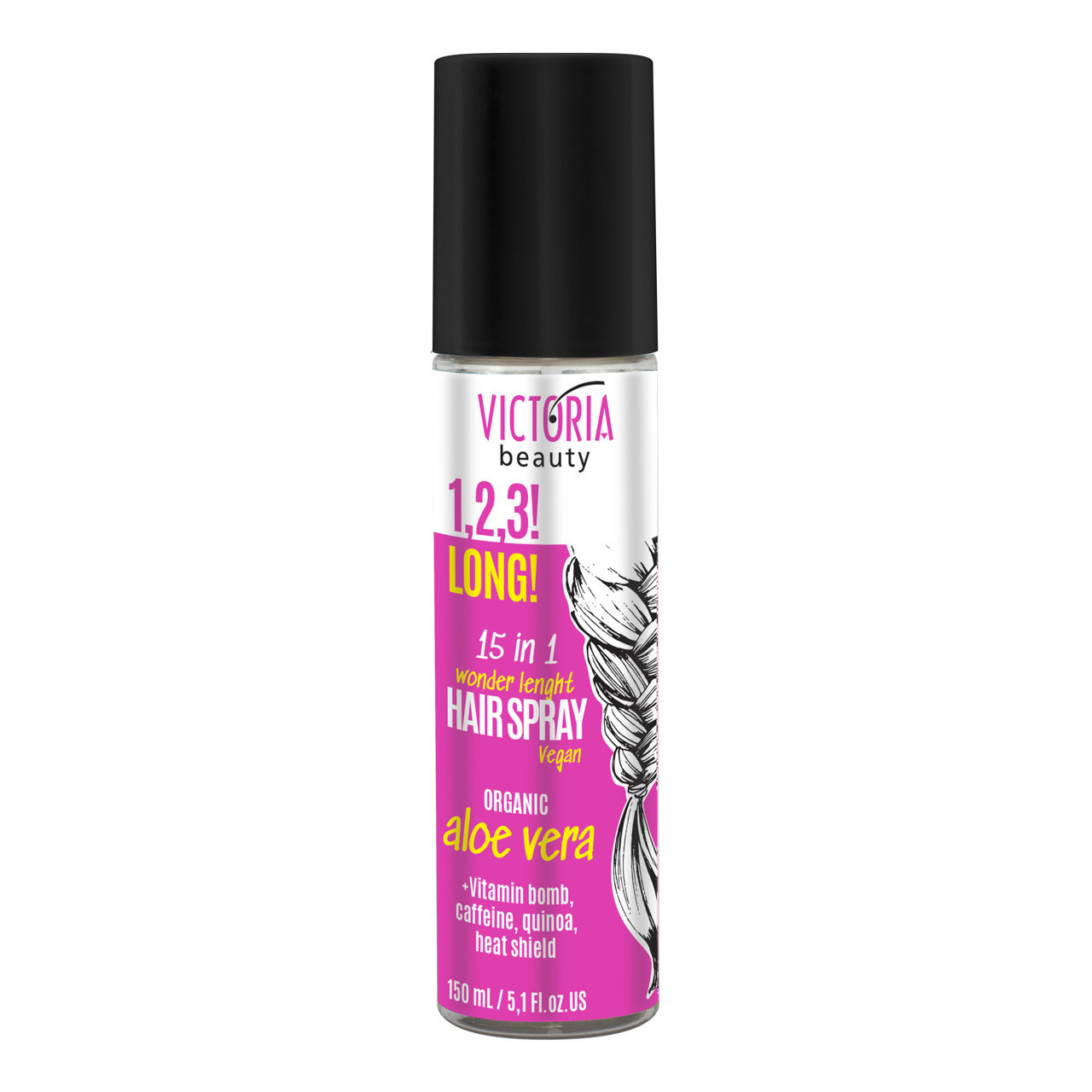 Victoria Beauty 1,2,3! Long! Purškiama plaukų augimą skatinanti priemonė 15in1, 150ml