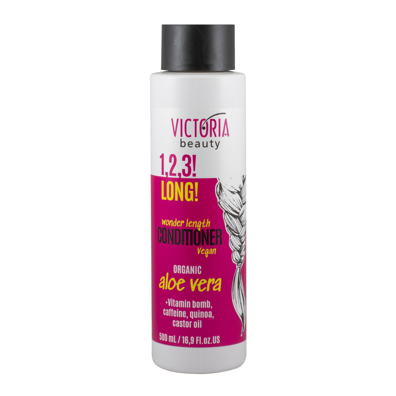 Victoria Beauty 1,2,3! Long! Plaukų augimą skatininantis kondicionierius su organiniu alaviju, 500ml
