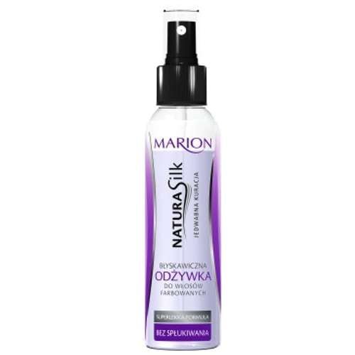Nenuplaunamas šilkas skilinėjantiems plaukams MARION NATURA SILK, 150 ml