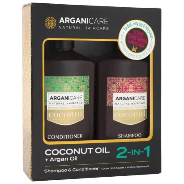 ﻿ Arganicare Coconut plaukų priežiūros rinkinys