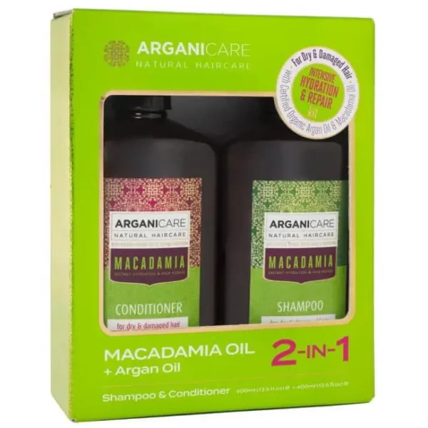 ﻿ Arganicare Macadamia plaukų priežiūros rinkinys