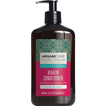 Arganicare Keratin conditioner - Profesionalios priežiūros kondicionierius su keratinu 400ml