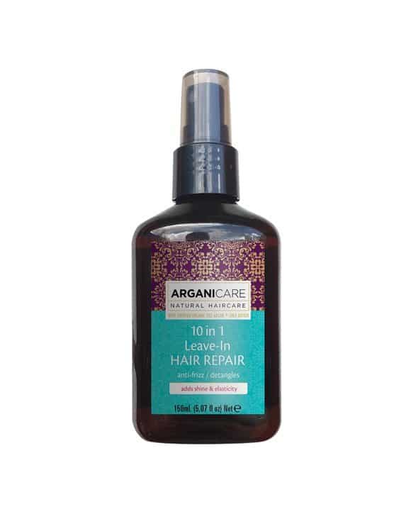 Arganicare  Keratin 10 in 1 Leave in hair repair- Nenuplaunams plaukų purškiklis su 10 veikimo galimybių su keratinu 150 ml
