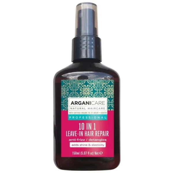 Arganicare 10 in 1 Leave in hair repair- Plaukų kremas su 10 veikimo galimybių praradusiems plaukams 150 ml