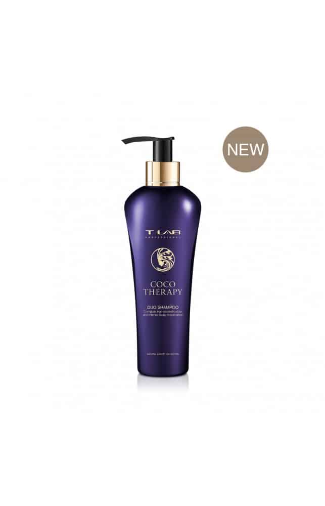 T Lab SAUSŲ IR PAŽEISTŲ PLAUKŲ ŠAMPŪNAS COCO THERAPY DUO SHAMPOO 300 ml