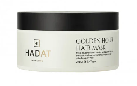 Hadat Cosmetics Golden Hour intensyviai atkuriamoji plaukų kaukė