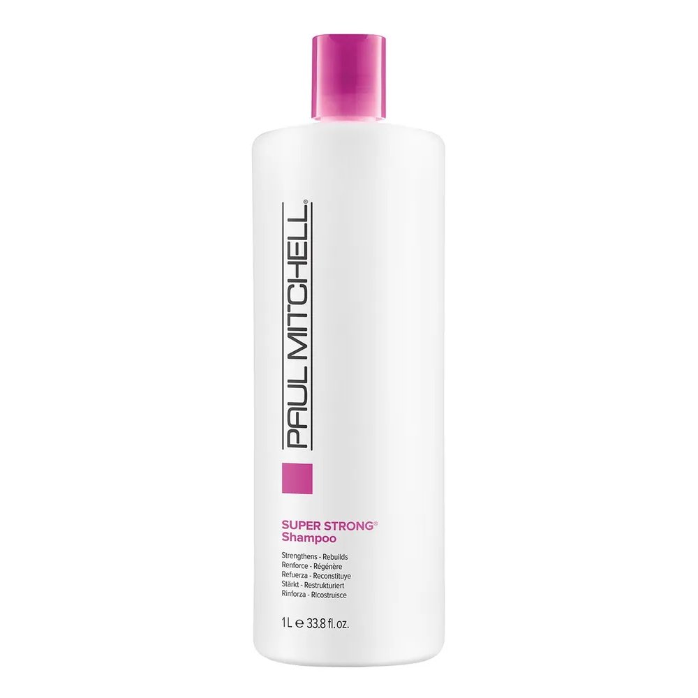 Regeneruojantis šampūnas pažeistiems plaukams Paul Mitchell Super Strong Shampoo 1000 ml.