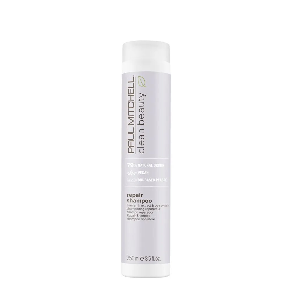 Regeneruojantis šampūnas pažeistiems plaukams Paul Mitchell Clean Beauty 250 ml.