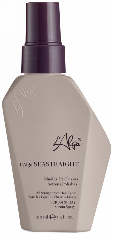 Drėkinantis serumas plaukams L'Alga SEASTRAIGHT Serum Spray LALA160402, tinkama po plaukų tiesinimo procedūrų, 100 ml