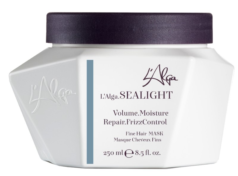 Apimties suteikianti kaukė plaukams L'Alga Sealight Mask LALA110304, ploniems plaukams, 250 ml
