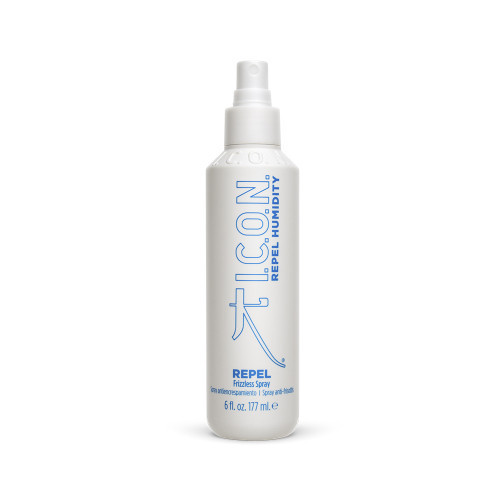 I.C.O.N. Repel Frizzless Spray Plaukų purškiklis nuo pūtimosi su apsauga nuo karščio, 177ml