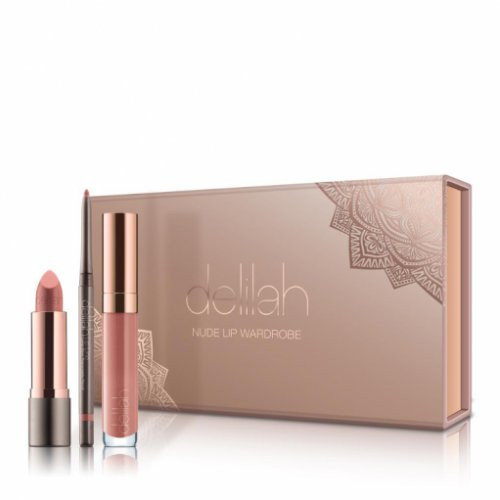 Delilah Nude Lip Wardrobe Dekoratyvinės kosmetikos rinkinys lūpoms, Rinkinys