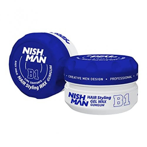 Nishman Hair Styling Wax B1 GumGum Plaukų formavimo vaškas, 150ml