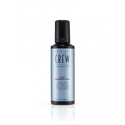 American Crew Fiber Grooming Foam Vidutinės fiksacijos plaukų putos, 200ml