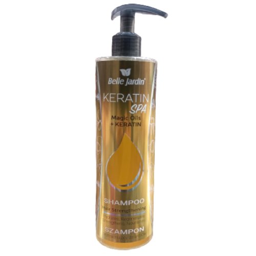 Plaukų šampūnas BELLE JARDIN KERATIN SPA MAGIC OILS + KERATIN, 400 ml