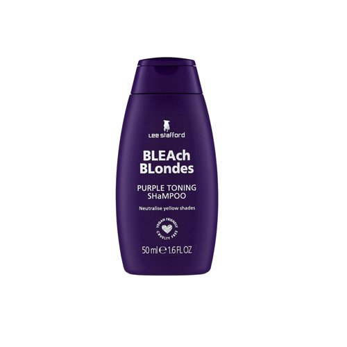 Tonuojantis plaukų šampūnas LEE STAFFORD BLEACH BLONDES PURPLE, 50 ml