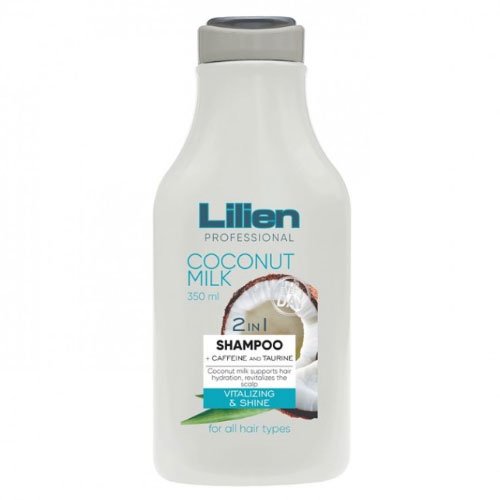 Plaukų šampūnas LILIEN 2IN1 COCONUT MILK, 350 ml