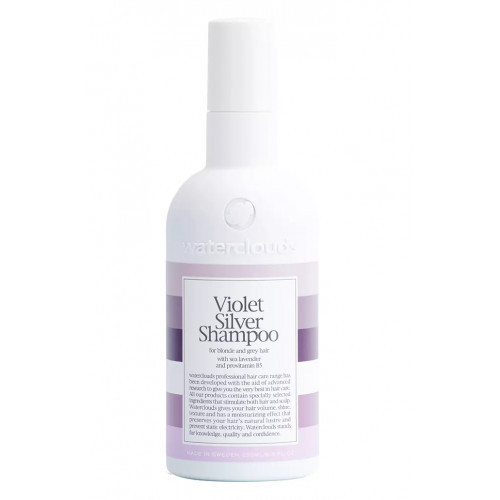 Waterclouds Violet Silver Shampoo Šampūnas skirtas šviesiems ar žiliems plaukams, 250ml