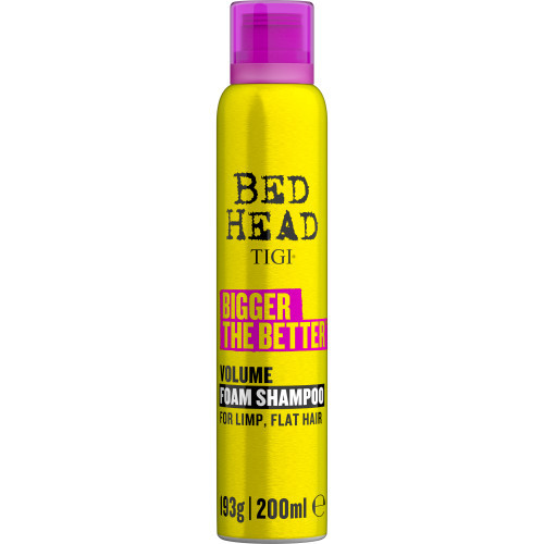 Tigi Bed Head Bigger The Better Foam Shampoo Apimties suteikiantis šampūnas-putos, 200ml