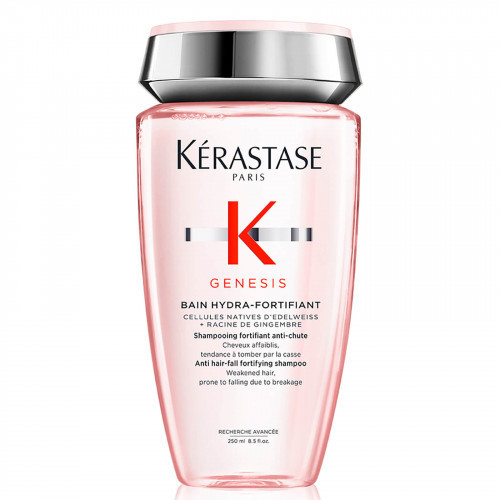 Kérastase Genesis Bain Hydra-Fortifiant Shampoo Stiprinantis šampūnas nuo plaukų lūžinėjimo, ploniems ar riebiems plaukams, 250ml