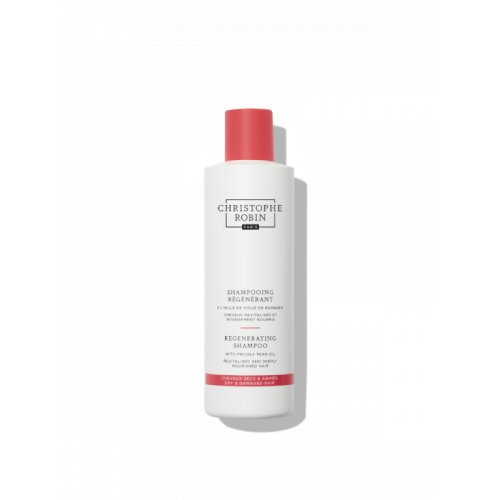 Christophe Robin Regenerating Shampoo Plaukus atkuriantis šampūnas su opuncijų aliejumi, 250ml