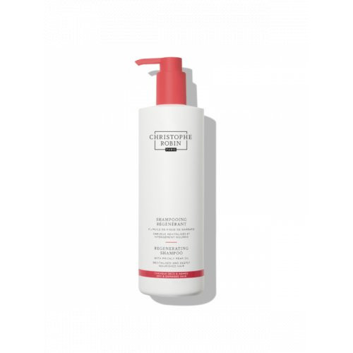 Christophe Robin Regenerating Shampoo Plaukus atkuriantis šampūnas su opuncijų aliejumi, 500ml